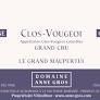 Domaine Anne Gros - Clos Vougeot Le Grand Maupertui Grand Cru 2021 (750)