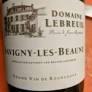 Domaine Lebreuil - Savigny-les-Beaune 2020 (750)