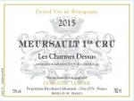 Domaine Tessier - Meursault 1er Charmes-Dessus 2015 (750)