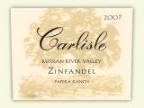 Carlisle - Zinfandel Papera Ranch Russian River Valley 2017 (750ml)