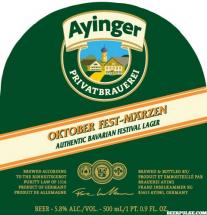 Brauerei Ayinger - Oktoberfest (4 pack cans) (4 pack cans)