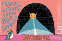 Fat Orange Cat - Traffic Lights Turn Blue Tomorrow (4 pack 16oz cans) (4 pack 16oz cans)