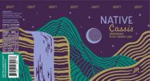 Graft Cider - Native: Cassis (4 pack 12oz cans)