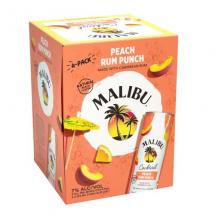 Malibu - Peach Rum Punch (4 pack 12oz cans) (4 pack 12oz cans)