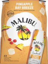 Malibu - Pineapple Bay Breeze (4 pack 12oz cans) (4 pack 12oz cans)