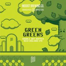 Modist Brewing Co - Green Greens (4 pack 16oz cans) (4 pack 16oz cans)