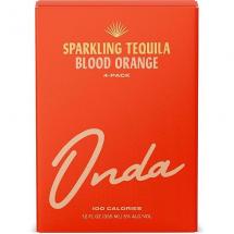 Onda - Sparkling Tequila Blood Orange (4 pack 12oz cans) (4 pack 12oz cans)