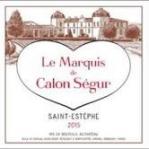 Chateau Calon Segur - - Le Marquis de Calon Segur 2018 (750)
