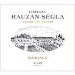 Chateau Rauzan-Segla - Margaux Second Great Growth 2005 (750)