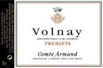 Domaine Comte Armand - Volnay 1er Cru Fremiets 2019 (750)