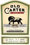 Old Carter - Straight Rye Whiskey Small Batch #14 0 (750)